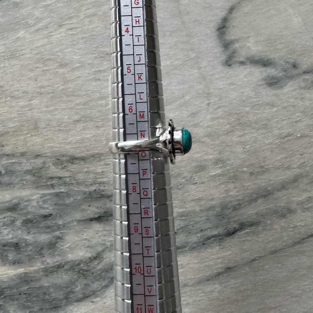 NWOT Sundance Desert Bloom Ring, Turquoise, Sterling Silver - Picture 5 of 5